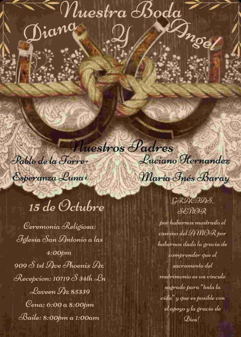 Unen sus vidas Diana y Angel