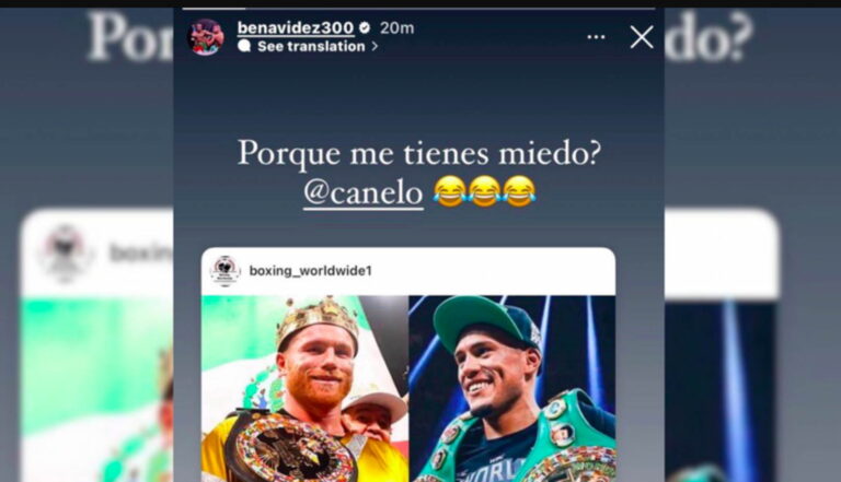 Dice que le tiene miedo