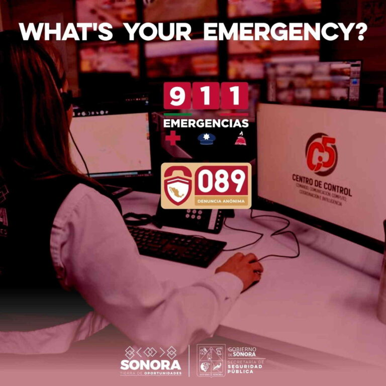 Gobierno de Sonora implementó línea de emergencia en inglés
