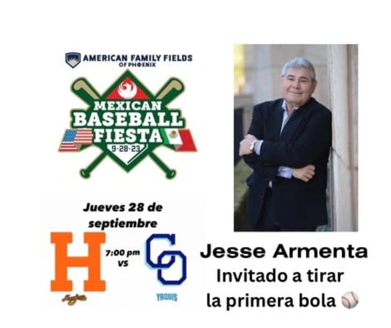 Jesse Armenta será honrado para lanzar la primera bola en MBF