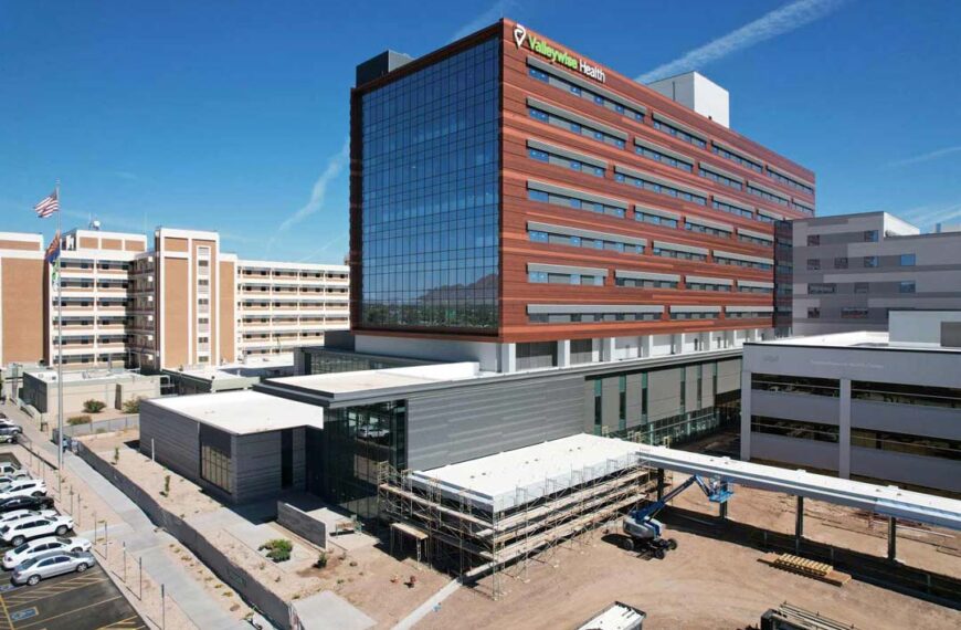Casi listo nuevo hospital de Valleywise Health