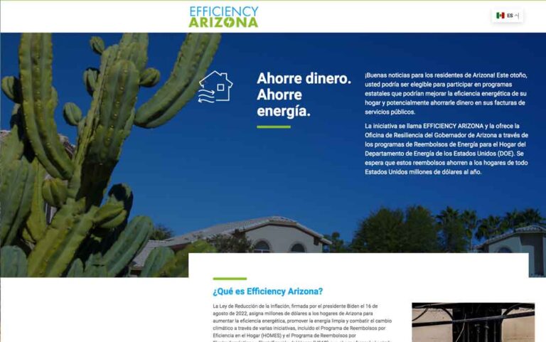 Lanza Arizona programa energético