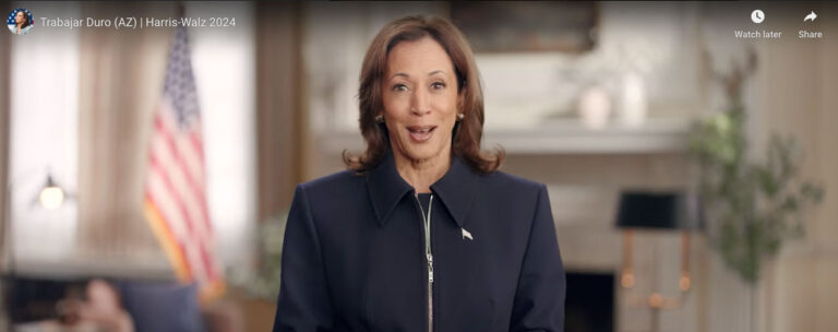 La campaña Harris-Walz lanza “Trabajar Duro”