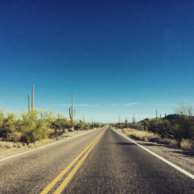 Gray and Black Asphalt Road
