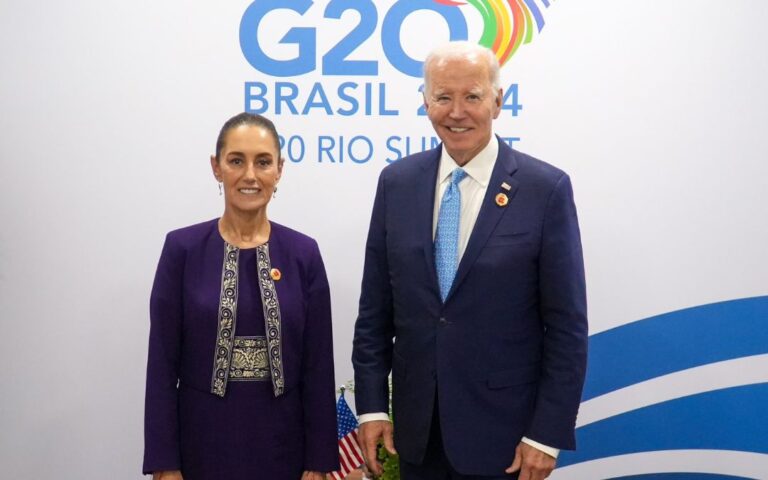 Claudia Sheinbaum y Joe Biden refuerzan amistad entre México y EU