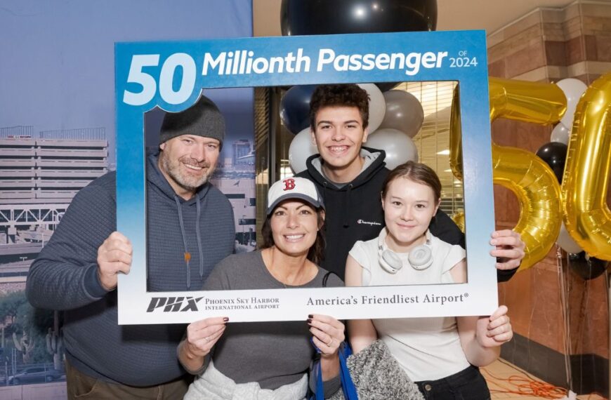 Aeropuerto Sky Harbor de Phoenix alcanzó los 50 millones de pasajeros en 2024