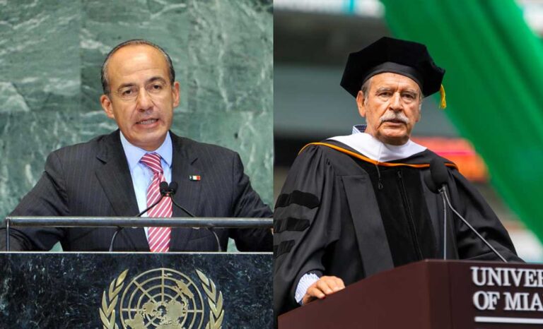 Venezuela veta a ex presidentes de México Vicente Fox y Felipe Calderón