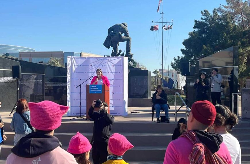 Así fue la manifestación en defensa de derechos humanos en Arizona