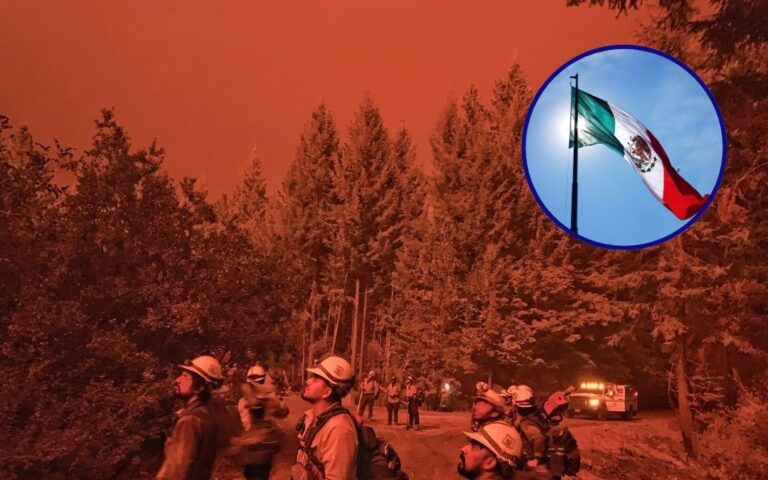 California: Presidenta de México envía ayuda a para combatir incendios