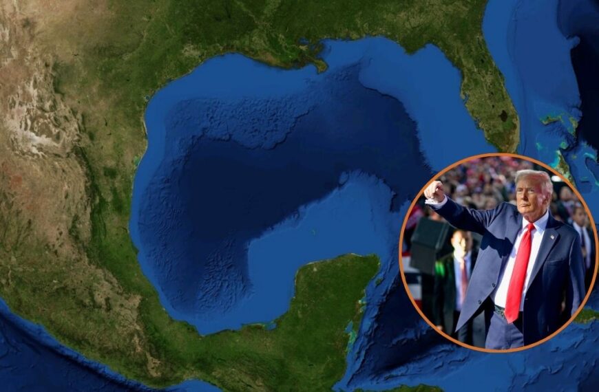 ¡Increíble! Donald Trump quiere cambiar Golfo de México por Golfo de América