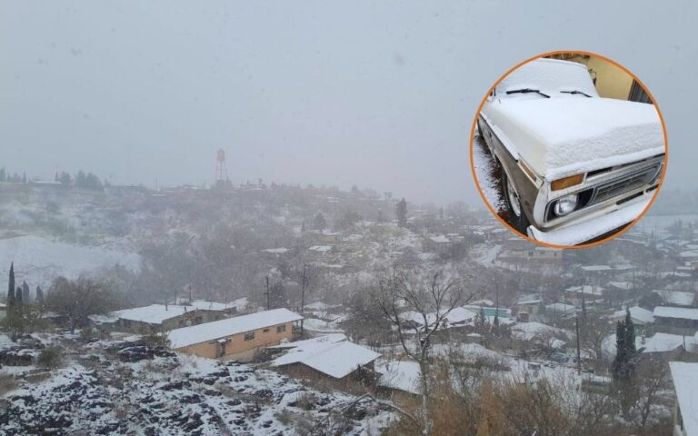 Sonora se pinta de blanco: así se ven los bellos paisajes por la caída de nieve (FOTOS)