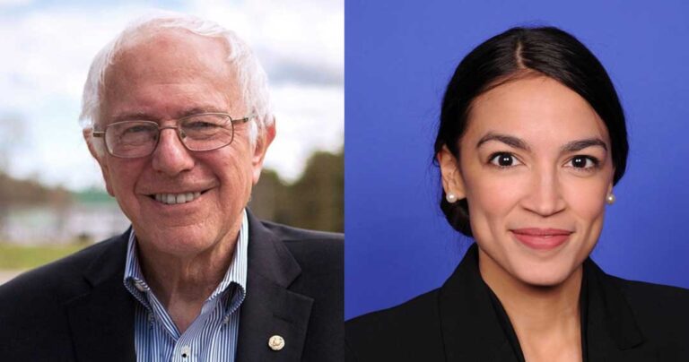 Vienen líderes progresistas Bernie Sanders y AOC