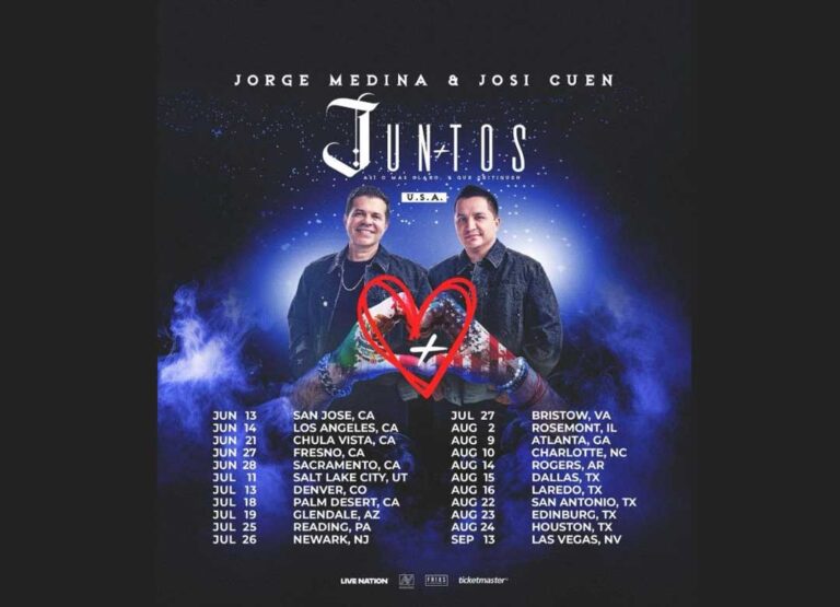 Jorge Medina y Josi Cuén “Juntos” en el Desert Diamond Arena: fecha y costo de los boletos