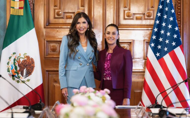 ‘Nunca nos subordinamos’: Claudia Sheinbaum tras reunión con Kristi Noem
