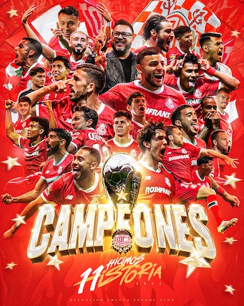Toluca campeon del Futbol mexicano.