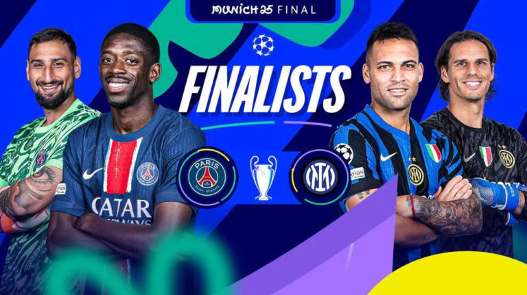 Champions League: París e Inter, frente a frente por la gloria en el futbol europeo