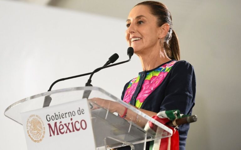 Claudia Sheinbaum exige control de armas a Estados Unidos