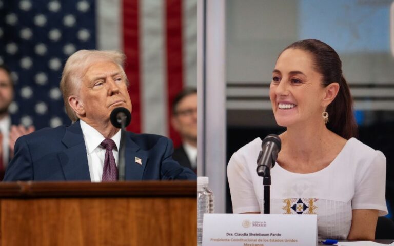 México evita nuevos aranceles tras llamada entre Sheinbaum y Donald Trump