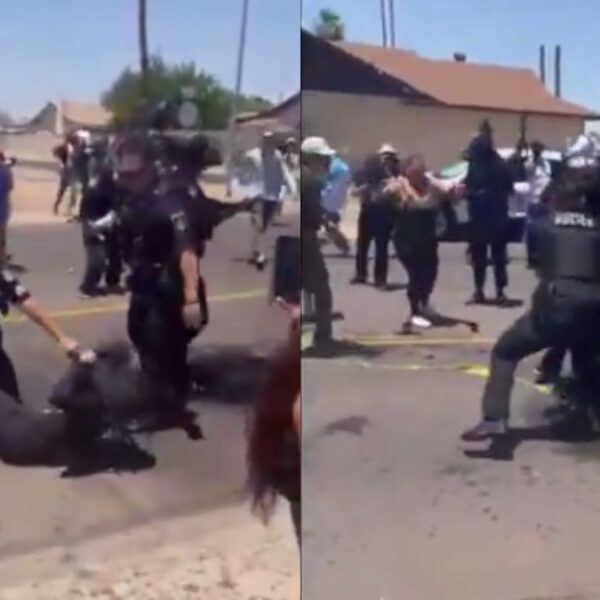 Se registra enfrentamiento entre manifestantes y agentes federales en Peoria, Arizona