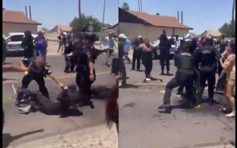 Se registra enfrentamiento entre manifestantes y agentes federales en Peoria, Arizona