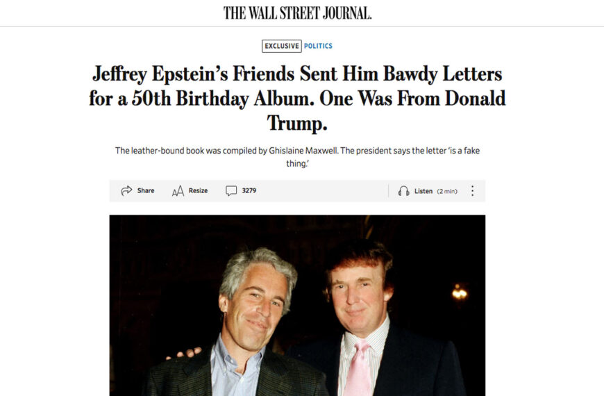 Cumple Donald Trump su amenaza al Wall Street Journal