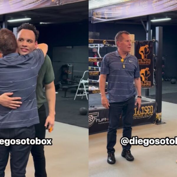 Julio César Chávez Jr. se reencuentra con su padre en gimnasio de Sonora