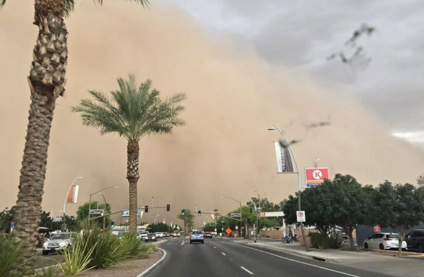 Monzón aumenta posibilidades de lluvia y más tormentas de polvo