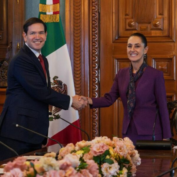 México y EU refrendan pacto de seguridad en reunión de Sheinbaum y Rubio