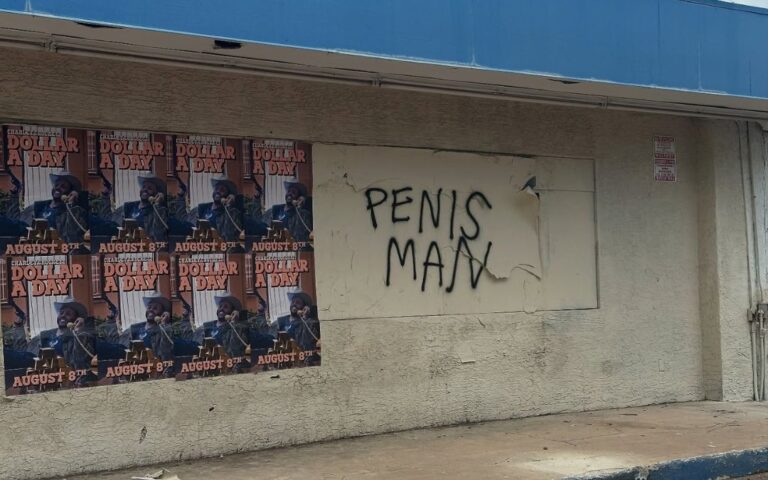 El regreso de ‘Penis Man’: Reaparecen los grafitis  virales en Phoenix