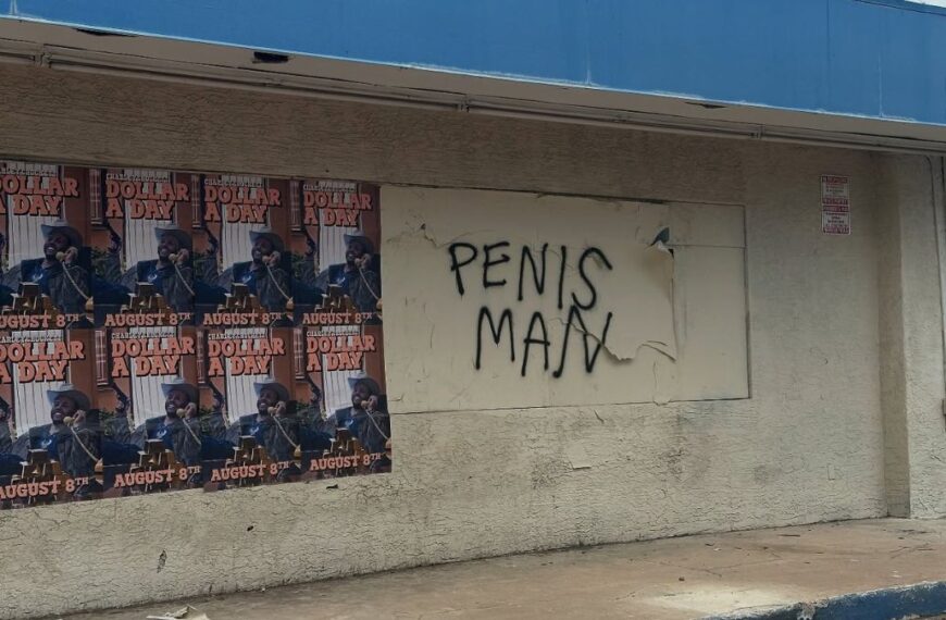 El regreso de ‘Penis Man’: Reaparecen los grafitis virales en Phoenix