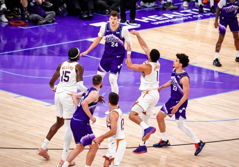 Juegazo en Utah pero, Suns carga con la derrota