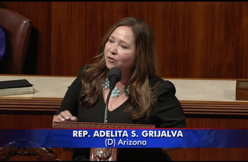 Adelita Grijalva asume su cargo en el Congreso: la primera latina de Arizona