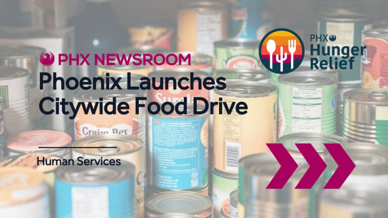 Inicia Ayuntamiento de Phoenix recolección de alimentos por crisis de SNAP