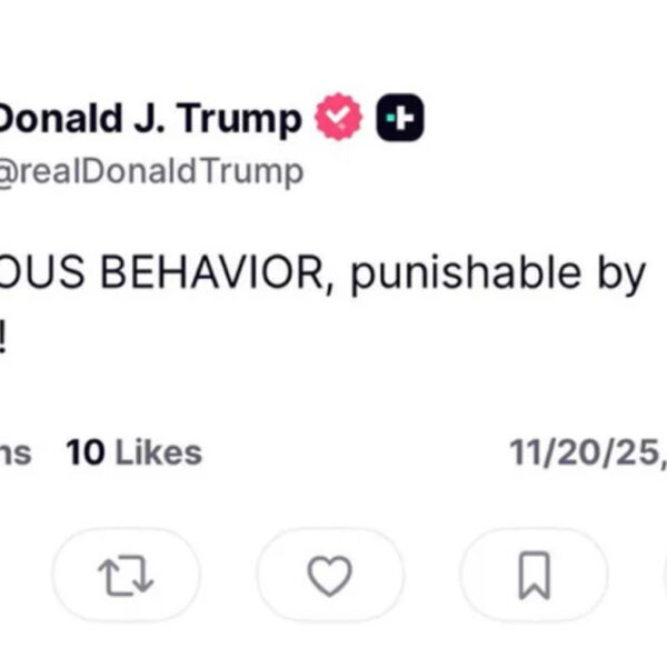 Llama Trump a ejecución de demócratas, por mensaje para “desobedecer órdenes ilegales”