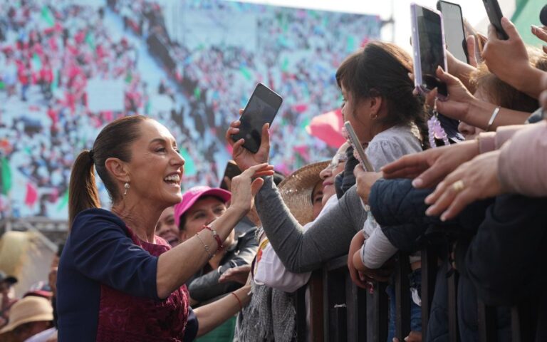 Claudia Sheinbaum celebra 7 años de la Cuarta Transformación