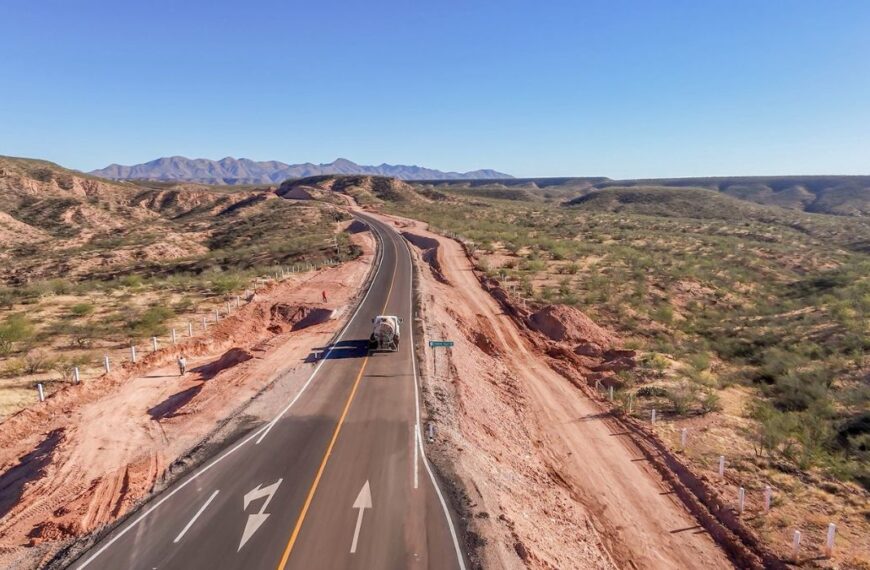 Carretera Sonora-Chihuahua: Reportan 74% de avance