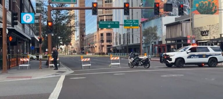 Tiroteo en el centro de Phoenix deja cuatro heridos en la madrugada