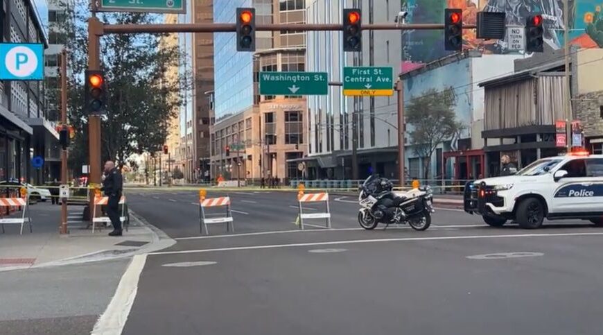 Tiroteo en el centro de Phoenix deja cuatro heridos en la madrugada