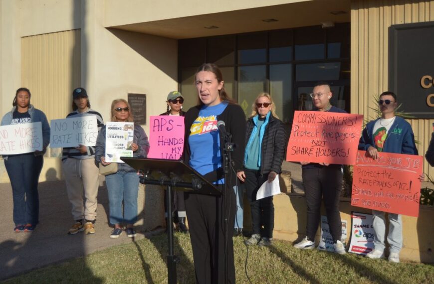 Activistas luchan contra alza de tarifas de APS en Arizona