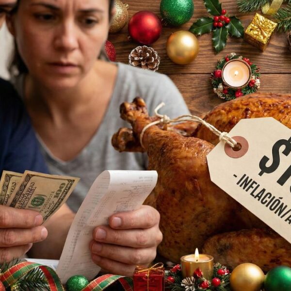 Inflación y aranceles de Trump disparan costos de la cena de Navidad