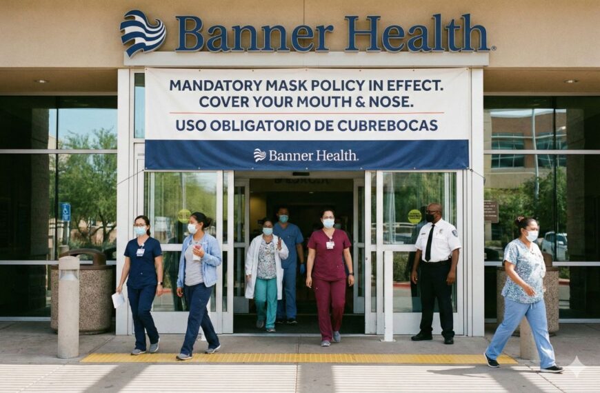 Banner Health anuncia el regreso del uso obligatorio de cubrebocas