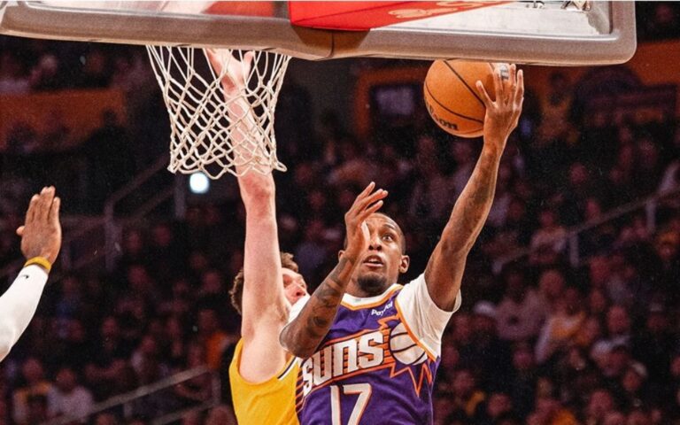 Aun sin Booker, Phoenix Suns humillan a LA Lakers