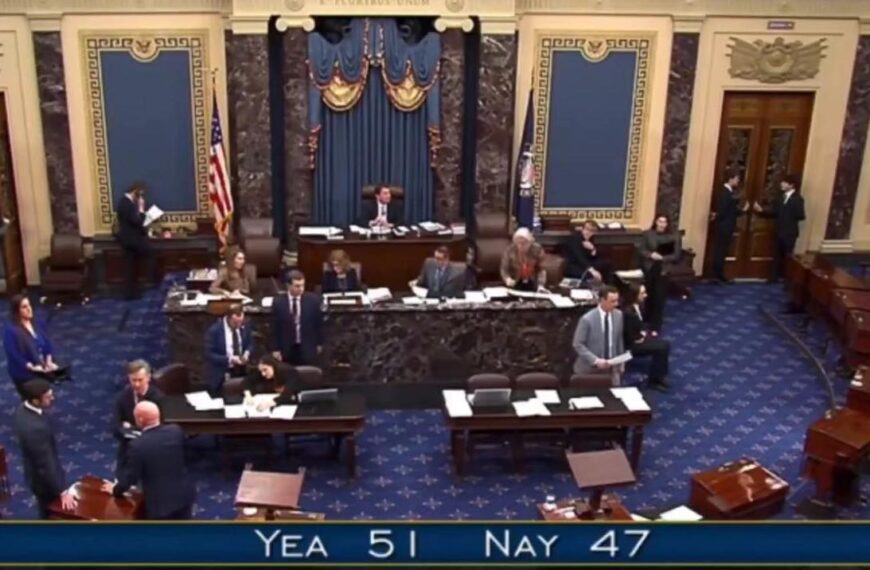 Vota Senado para limitar las acciones de Donald Trump en Venezuela