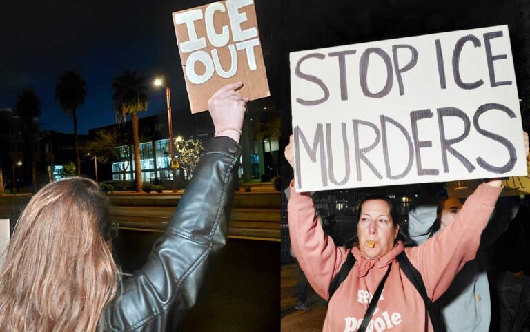 Muestran arizonenses su indignación con protestas masivas