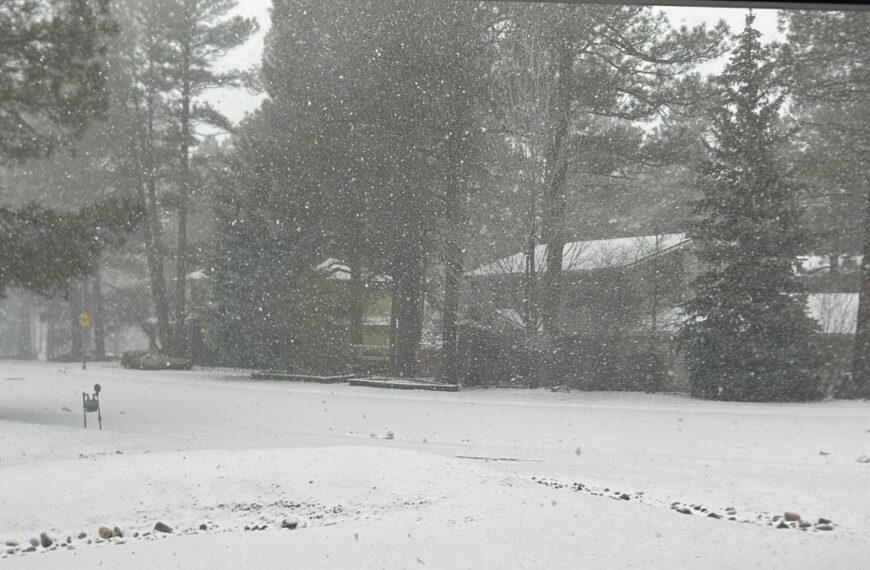 Tormenta invernal paraliza Flagstaff y trae frío a Phoenix