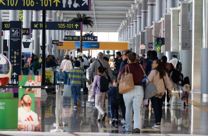 Sheinbaum destaca gran afluencia en AIFA por Semana Santa