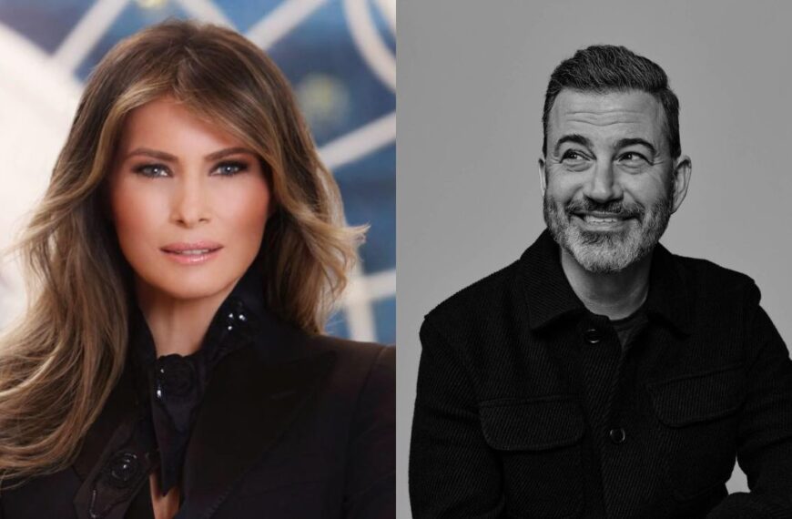 Melania exige despido de Kimmel por broma de ‘viuda expectante’