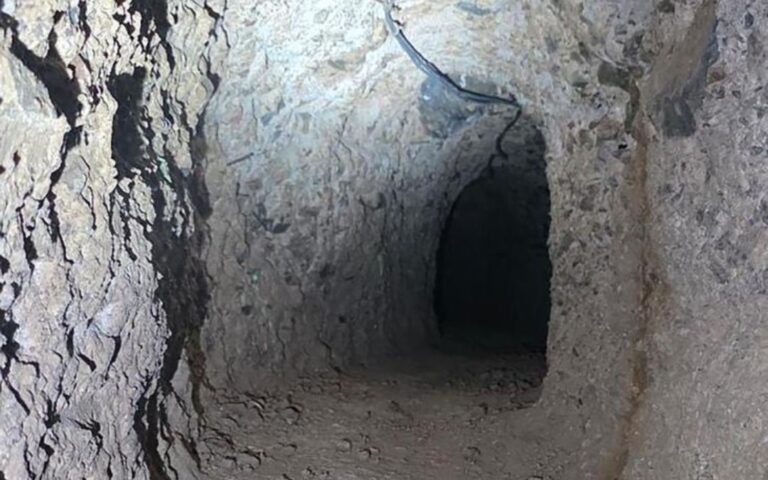 Golpe al crimen: Descubren narcotúnel en construcción hacia EU