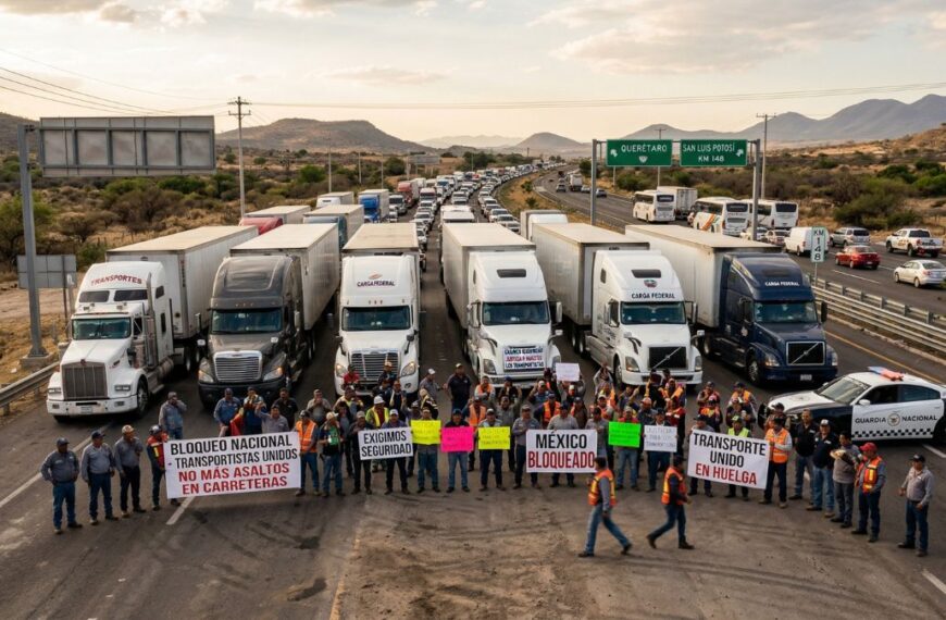 Bloquean carreteras de México: exigen mejores condiciones