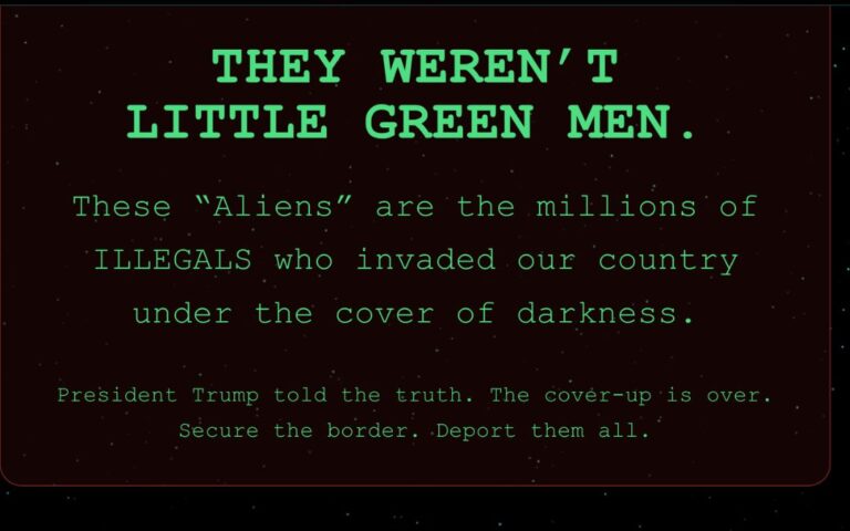 Casa Blanca lanza portal donde compara a inmigrantes con ‘aliens’